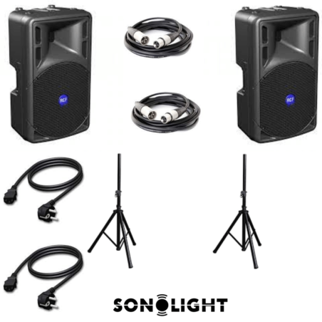 Location pack enceintes amplifiées 400w sonolight marseille 13