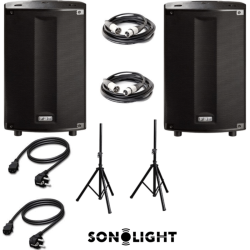 Location paire d'enceintes 900w amplifiées marseille mariage anniversaire soirée sonolight