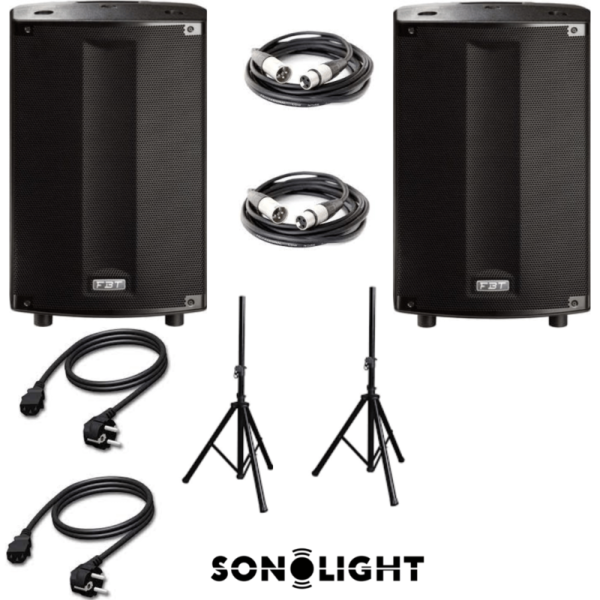 Location paire d'enceintes 900w amplifiées marseille mariage anniversaire soirée sonolight