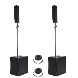 pack enceinte amplifiées 1400w rcf sonolight marseille enceintes colonnes