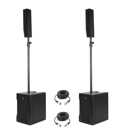 pack enceinte amplifiées 1400w rcf sonolight marseille enceintes colonnes